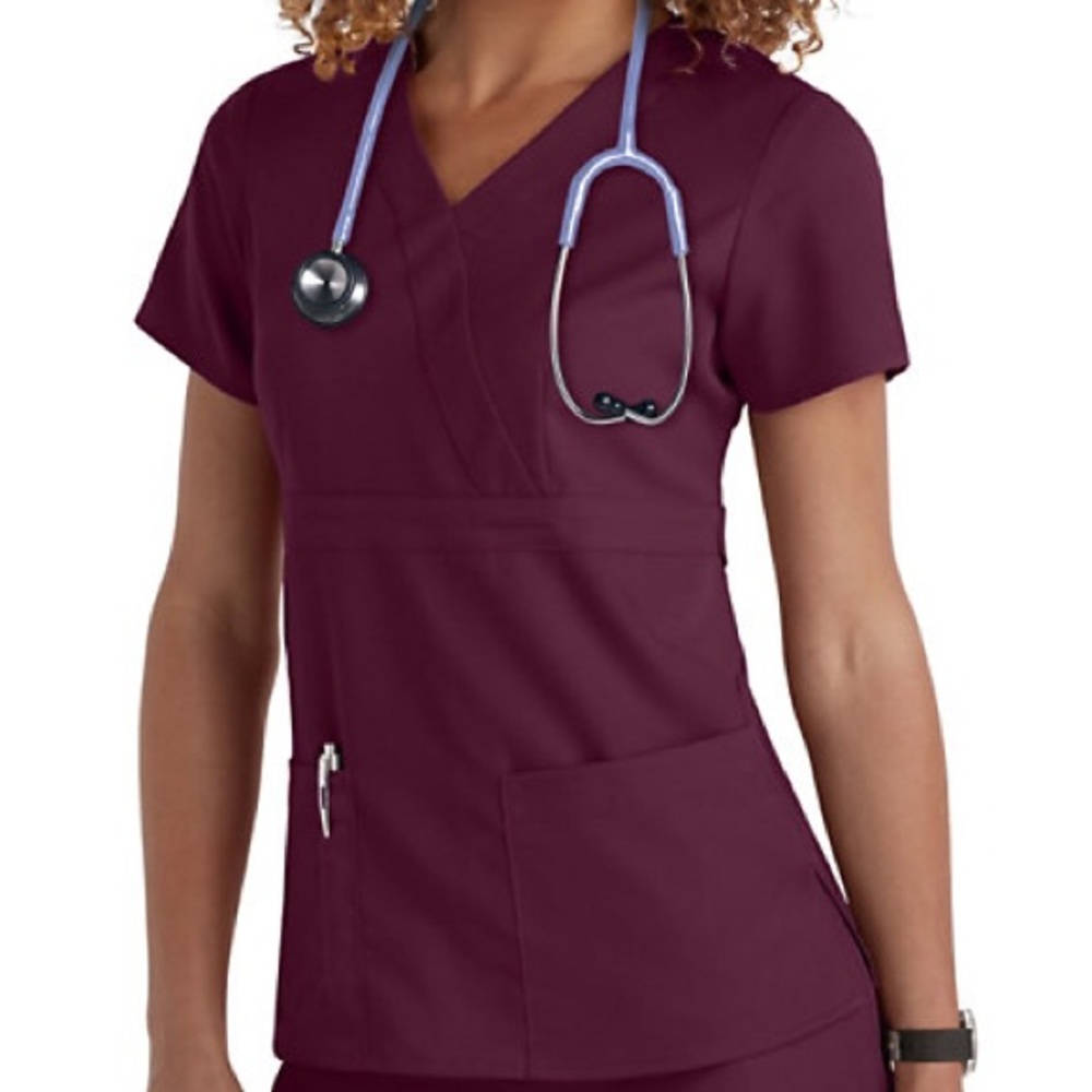 Grey’s Anatomy Wine Scrub Top